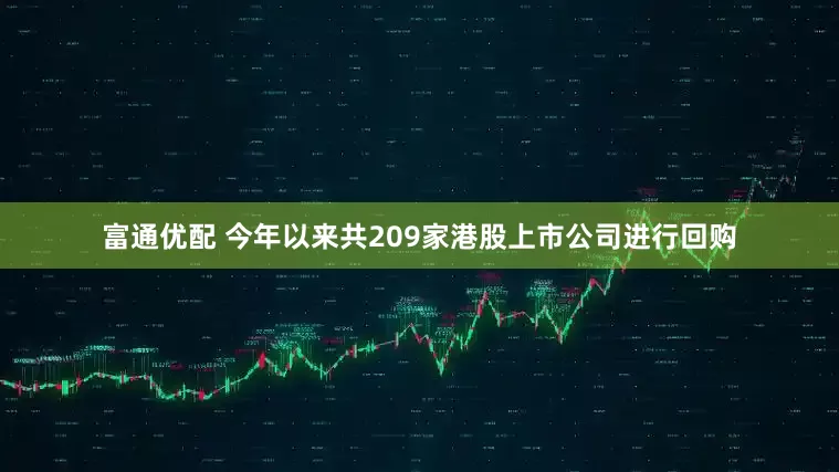富通优配 今年以来共209家港股上市公司进行回购